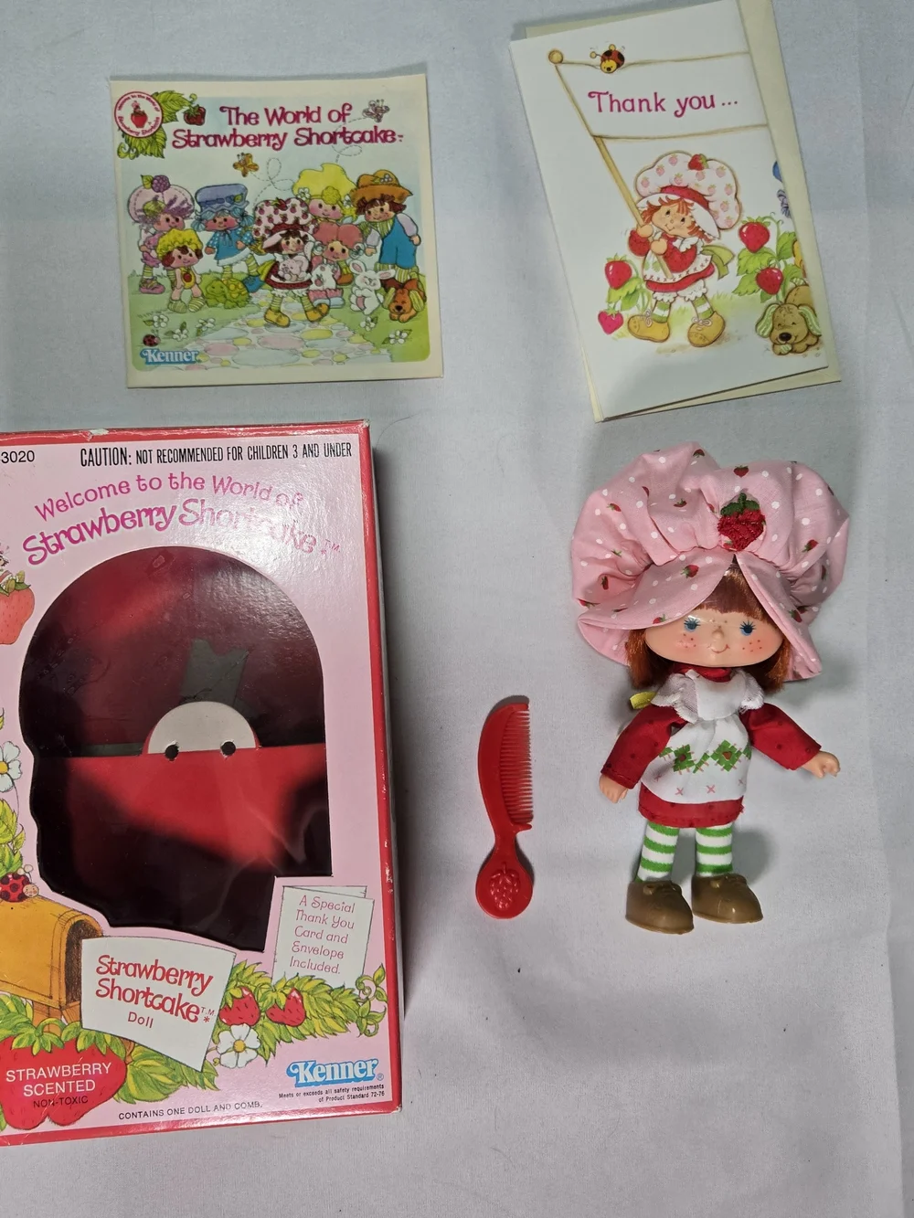 VINTAGE 1980 Kenner Strawberry Shortcake Doll #43020 W/ Accessories - Picture 3 of 7